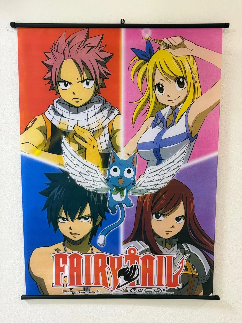 Fairy Tail Anime Fabric Wall Scroll